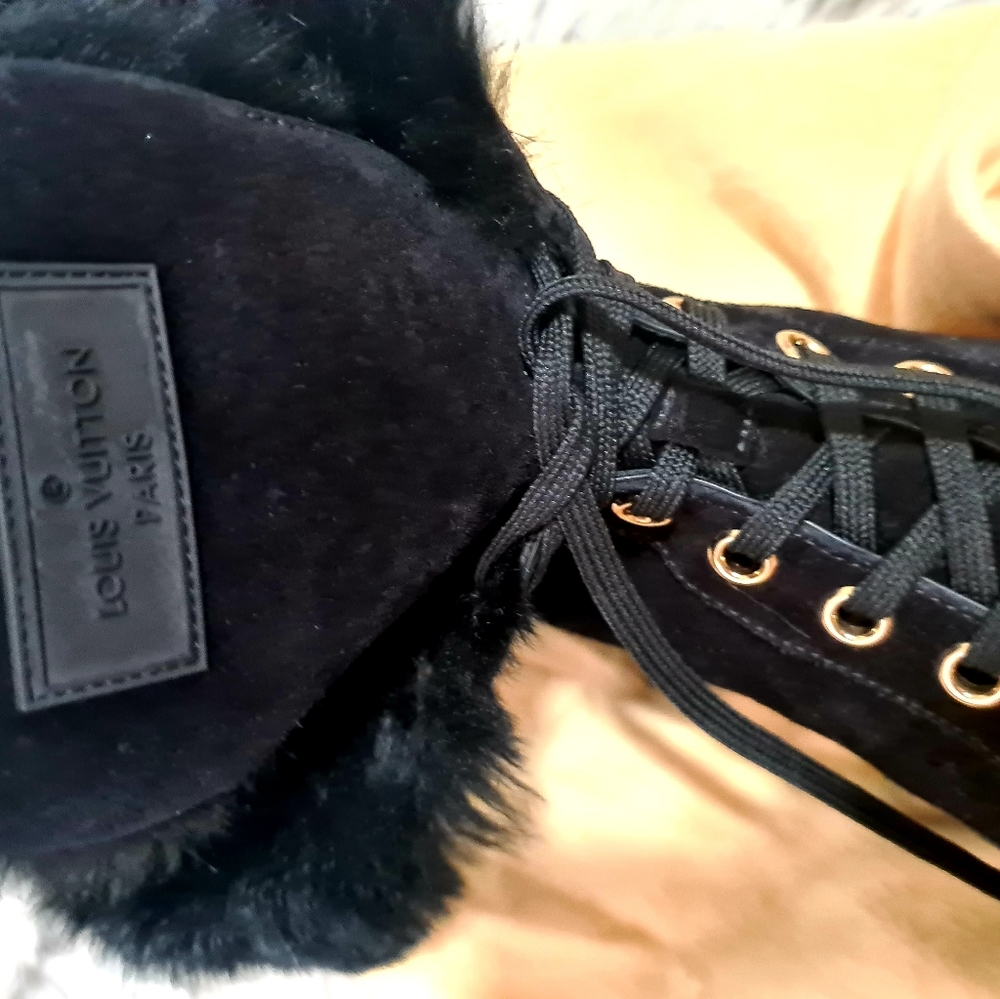 Louis vuitton winter boots fur - Picture 2 of 7